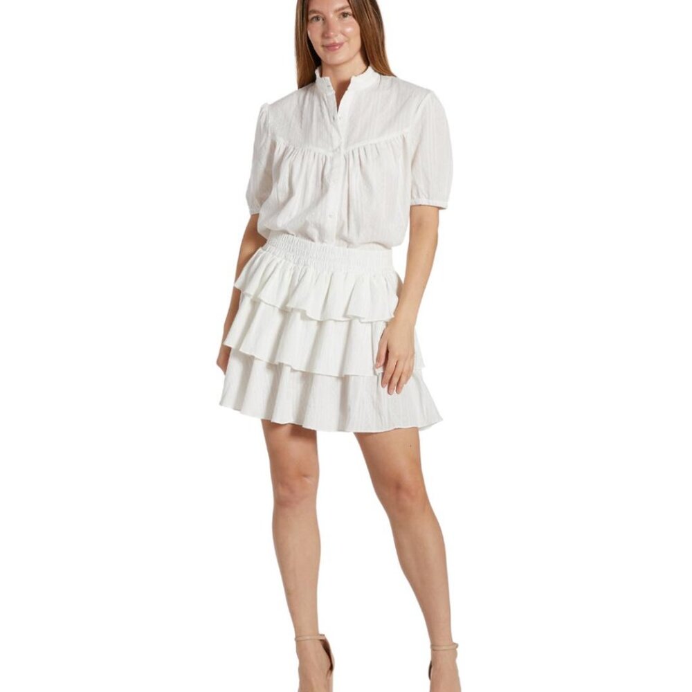 Clara Top - White-blossom